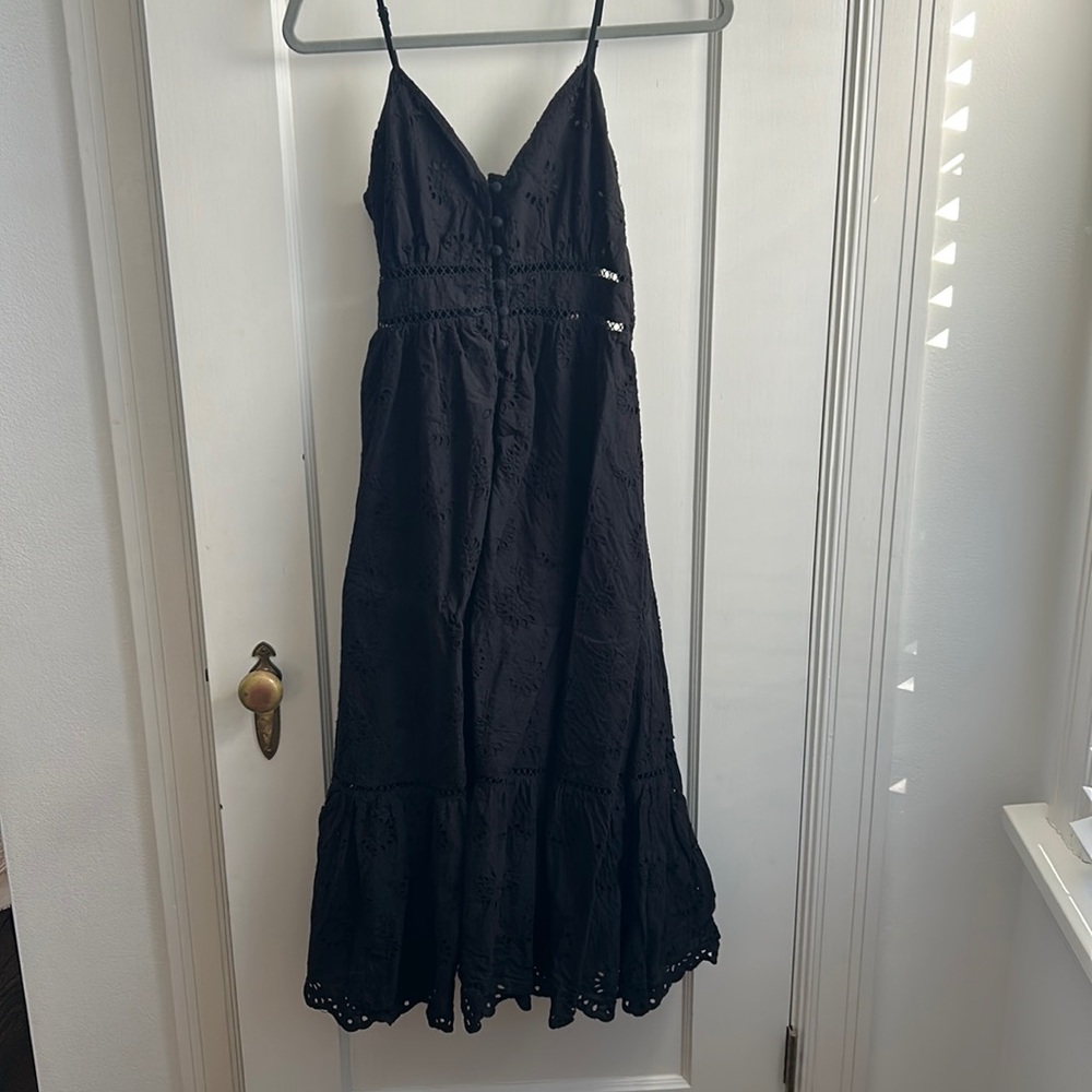 ByMalina Black Eyelet Dress